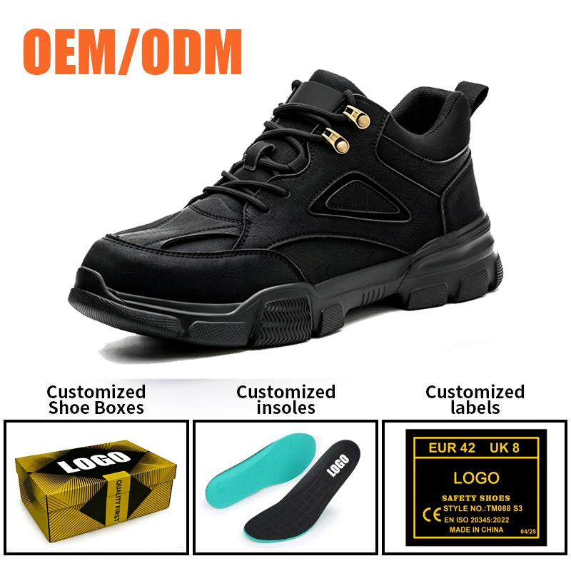Steel Toe Puncture-proof Labor Work Shoes EVA Sole