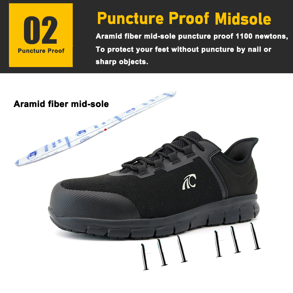 Slip-ins Anti-slip Sneakers Safety Shoes 2025