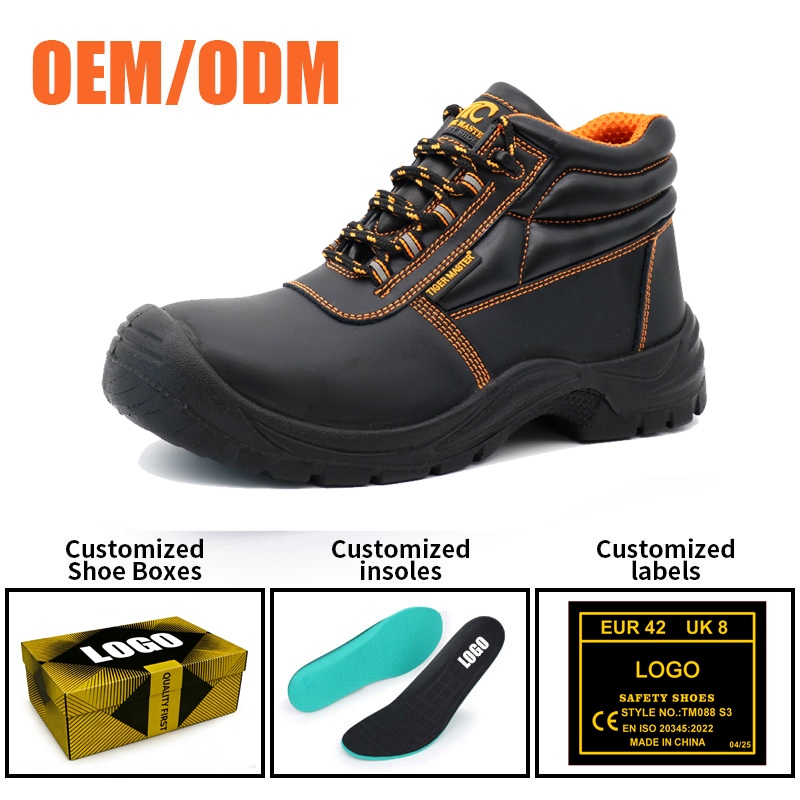 Steel Toe Work Safety Shoes for Men Construction