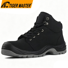 Canvas Upper Anti-slip Steel Toe Safety Shoes for Men