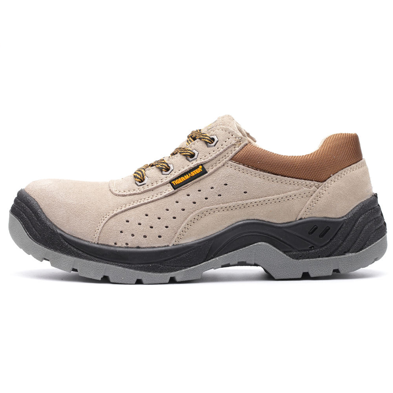 Warehouse Suede Safety Shoes with Steel Toe Steel Midplate