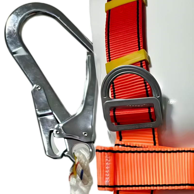 Fall Protection Full Body Safety Harness with Lanyard