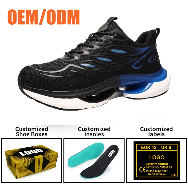 Steel Toe Fashion Sport Safety Shoes Lightweight