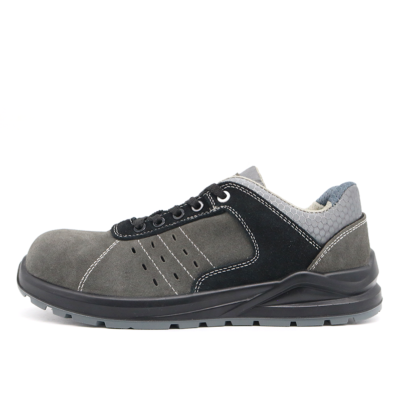 Fiberglass Toe Anti Puncture Safety Shoes for Men Metal Free