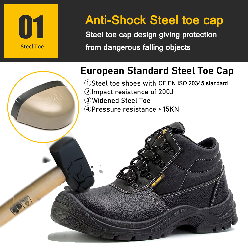 CE Verified Steel Toe Puncture-proof Safety Shoes S3 FO SR