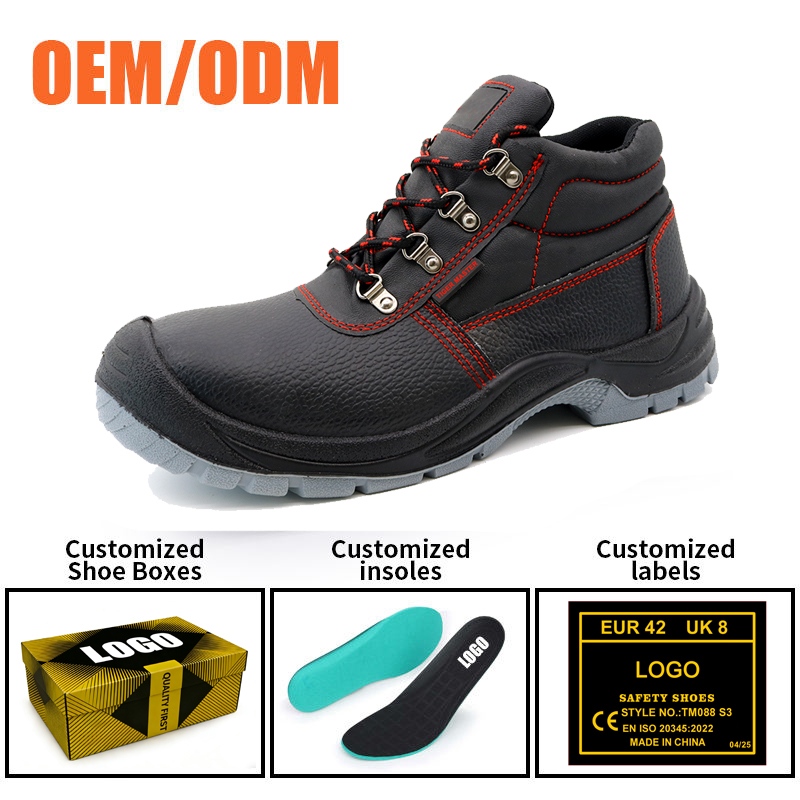 CE S3 Steel Toe Anti-puncture Safety Boots for Construction
