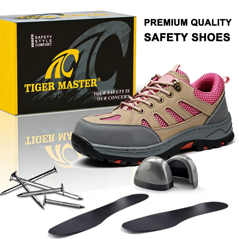 Steel Toe Anti-puncture Women Safety Shoes Sport Design