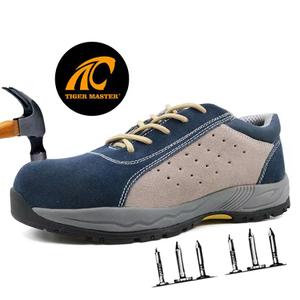 Steel Toe Puncture Resistant Suede Safety Shoes Sport