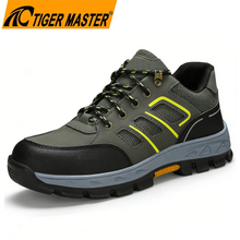 Anti-slip Rubber Sole Steel Toe Safety Shoes Men
