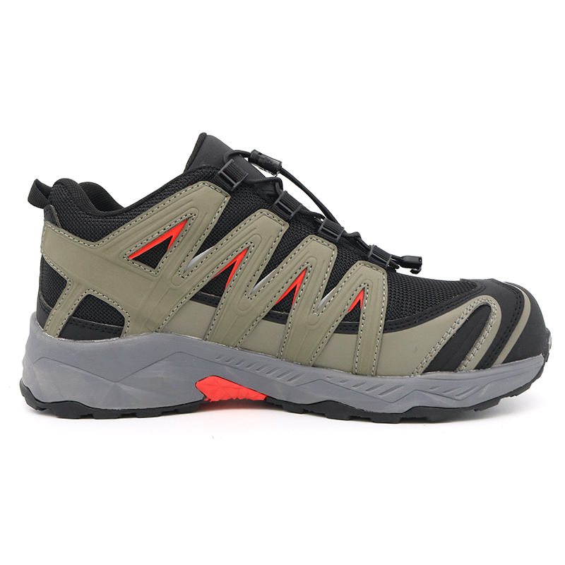 Sport Work Safety Shoes with Fiberglass Toe