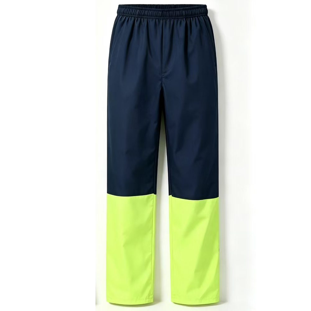 Waterproof Polyester Reflective Jacket & Trousers Rainsuit