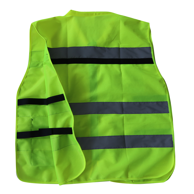 Multiple Pockets Reflective Safety Vest for Traffic Road Safety