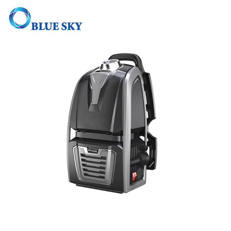 Aspirador de mochila JB61 con filtro HEPA de gran potencia en bolsa con capacidad de 5 tanques de polvo personalizados con función de soplado
