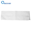 Bolsa de polvo de filtro HEPA de tela no tejida blanca personalizada para aspiradora