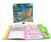 2-in-1 Spanish English Electronic Sound Book Interactive Talking Book Early Educational Reading Toy for Toddlers Bilingual