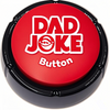 Dad Joke Sound Button with 75+ Jokes - Birthday Gift for Men, Office Stress Relief Toy, Clear Audio & Portable Design