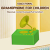 OEM Electronic Autism Learning Toys for Kids Digital Music Player Story Machine Mini Gramophone Phonograph