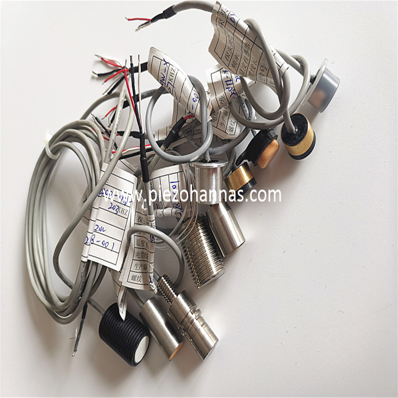 Transductor ultras&oacute;nico de carcasa PVDF personalizada para medidor de flujo de gas ultras&oacute;nico