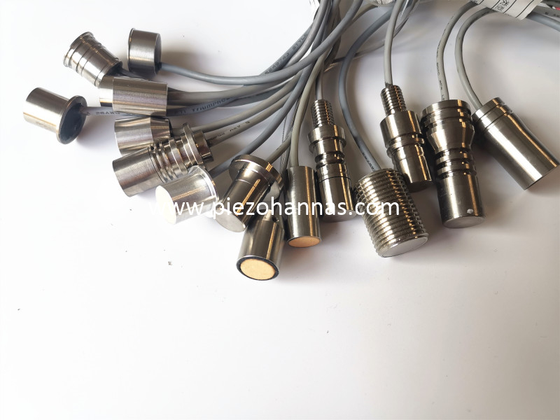 Transductor ultras&oacute;nico de aleaci&oacute;n de titanio de 200kHz para medidor de flujo de gas ultras&oacute;nico