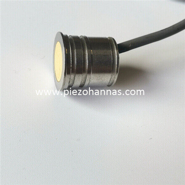 Transductor del sensor ultrasónico 200KHz aluminio 1 M Distancia de Medición de nivel