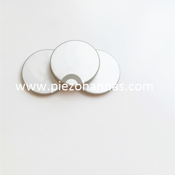 Disco piezocerâmico de cerâmica piezoelétrica macia de alta sensibilidade para medidores de vazão ultrassônicos