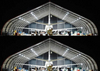 На открытом воздухе шатер ангара самолета алюминиевой рамки ТФС для проката