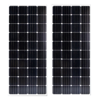 200W لوحة شمسية 18V فردي متعدد الكريستالات توليد الطاقة اللوحة الكهروضوئية