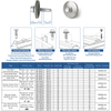 1 pulg, 1-1/2in, 2-1/2 pulgadas de tornillo de cabezal wahser bimetal tornillo de techo solar tek 5 tornillo de auto-tornillo de autoinforme con EPDM 