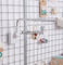 Magnetic Banner holder with White Base and Two Clear Hangers R8-1