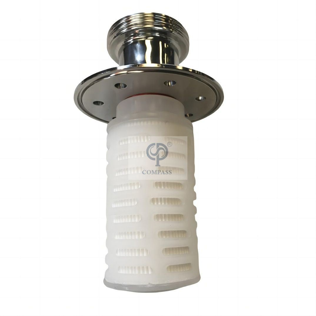Дыхательные клапаны вентиляционного отверстия нержавеющей стали санитарные СС304 СС316Л с внутренним полипропиленовым фильтром 