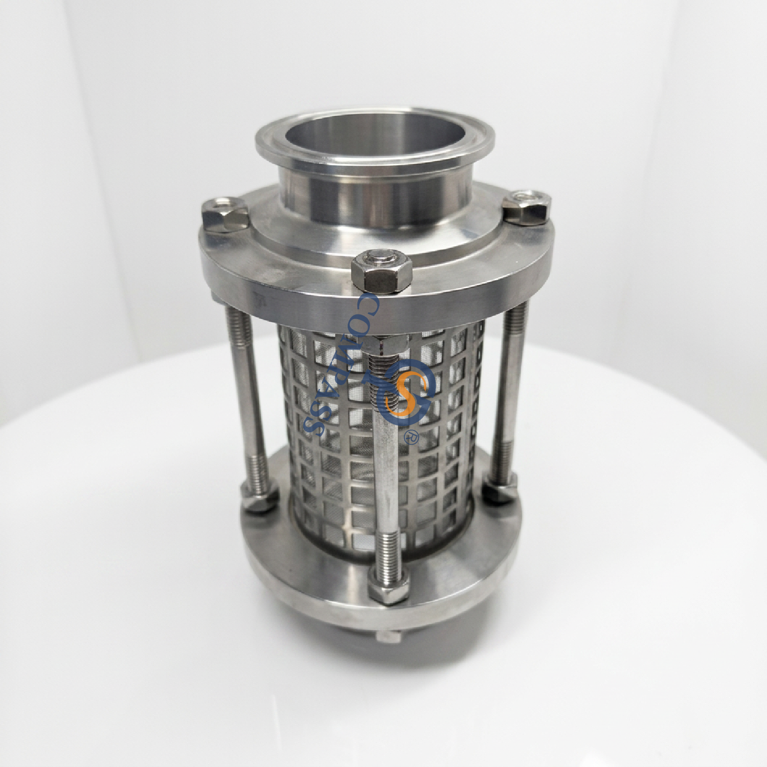 TC91MM DN65 SS316L Зажим для трубопровода Прямой смотровое стекло с защищенным экраном