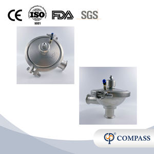SMS CPM0-2 2 '' TC64MM Санитарный клапан из нержавеющей стали SS316L с регулируемым давлением и постоянным давлением для очистки воды, сжиженного газа