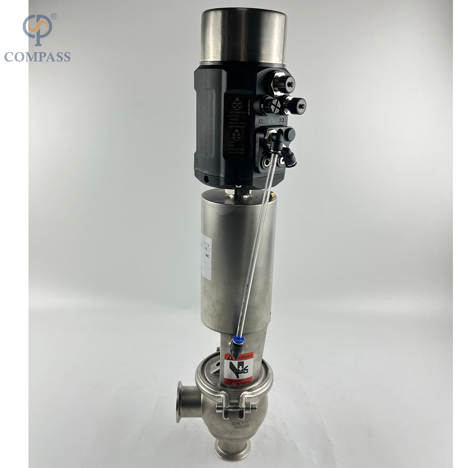 Клапаны регулятора подачи ТК нержавеющей стали санитарные санитарные с головкой управления