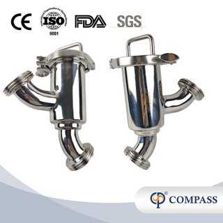 DN40-1MM продовольственного класса сантехническая нержавеющая среда 304/SS316L Санитарная нить не удерживая фильтры типа колена 