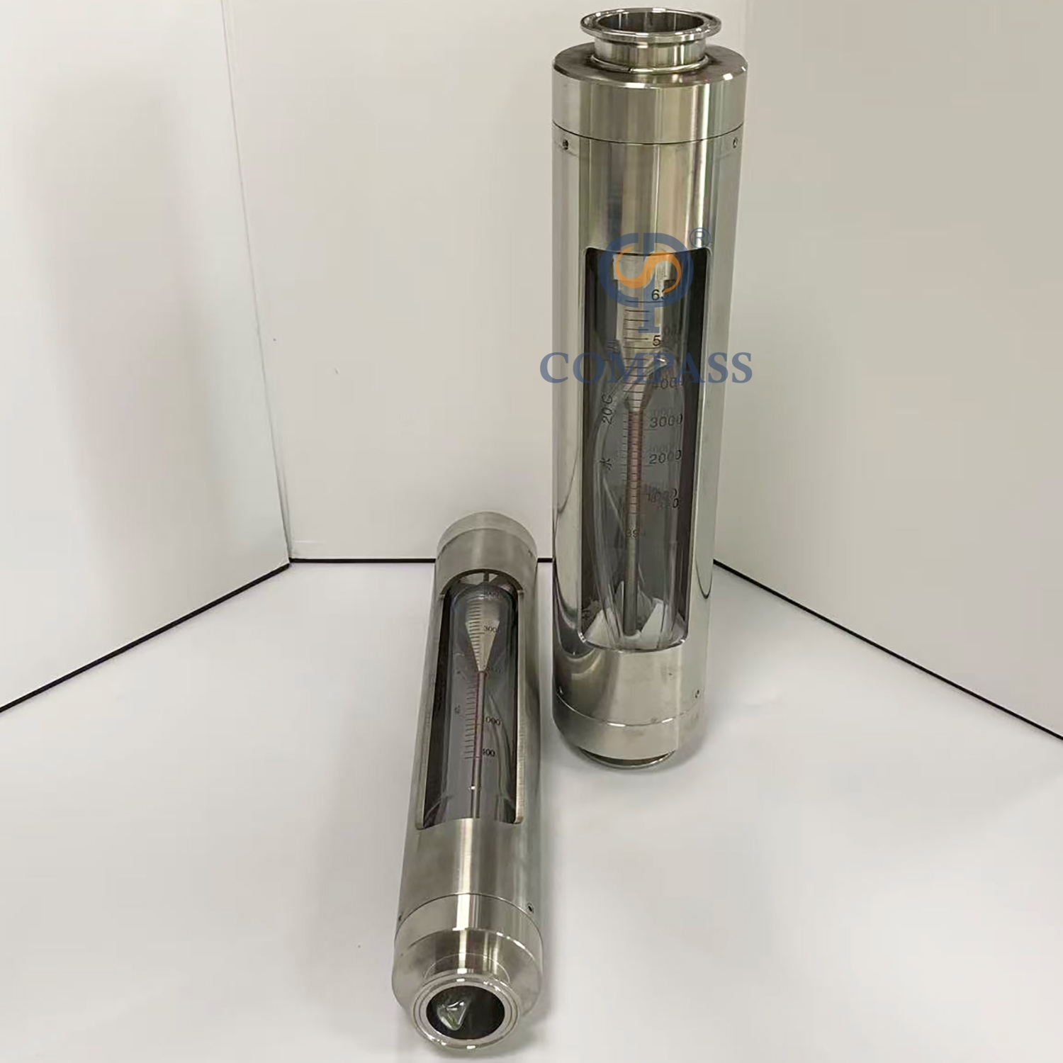 LZB-K30 SS304 Феррула TC64MM 6000 л/ч 2-дюймовый стеклянный роторный расходомер для воды