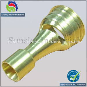 Brass Connector Turned CNC Machining Metal Part (BR17011)