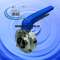 Sanitary welded butterfly valve