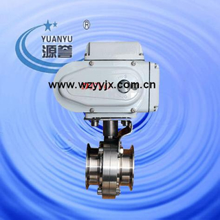 Sanitary Electric Butterfly Valve