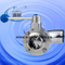 Sanitary Butterfly Valve With Elbow Connection