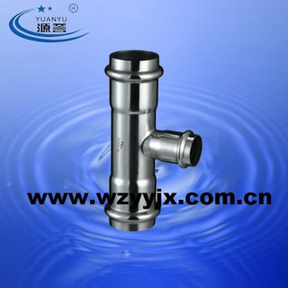 Stainless Steel Compression Fittings Reducing Tee