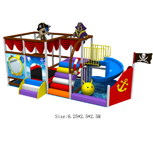 Children indoor playground with slides for sale