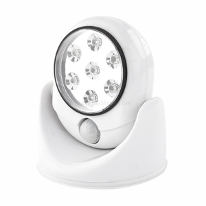 7 LED Motion Sensor Night Light with Angle Adjustable on The Wall
