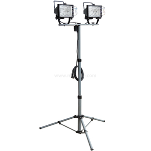 2X20W Double LED Flood Light With Tripod Portable IP 65