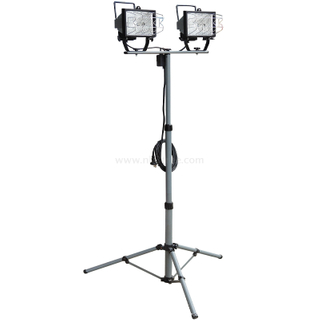 2X20W Double LED Flood Light With Tripod Portable IP 65