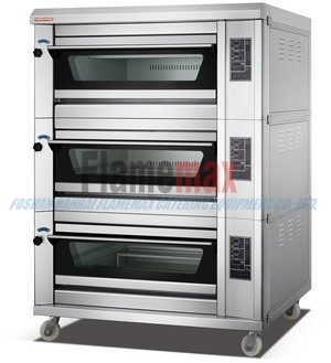 HEO-60T Digital Stackable Electric Baking Oven (3-deck 6-tray)