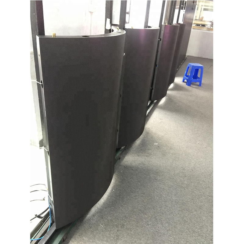 弯曲的led显示屏