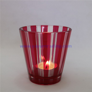 Wholesale frosted white glass candle jar with wooden lid