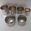 small and large glass candle vessel for candle making