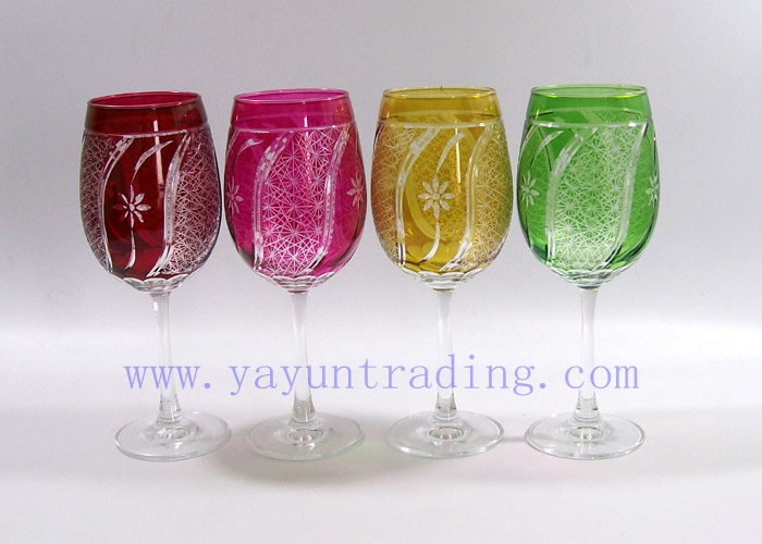 colored wine glass champagne flute