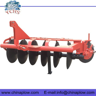 Paddy field disc plough for tractor